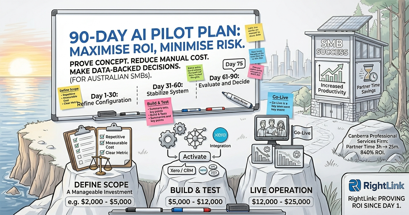 What Is a 90-Day AI Pilot Plan? A Template for Australian SMBs